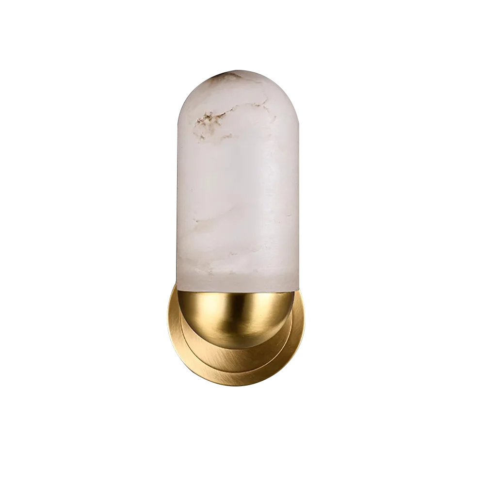 Daphne Laurel Alabaster Wall Sconce