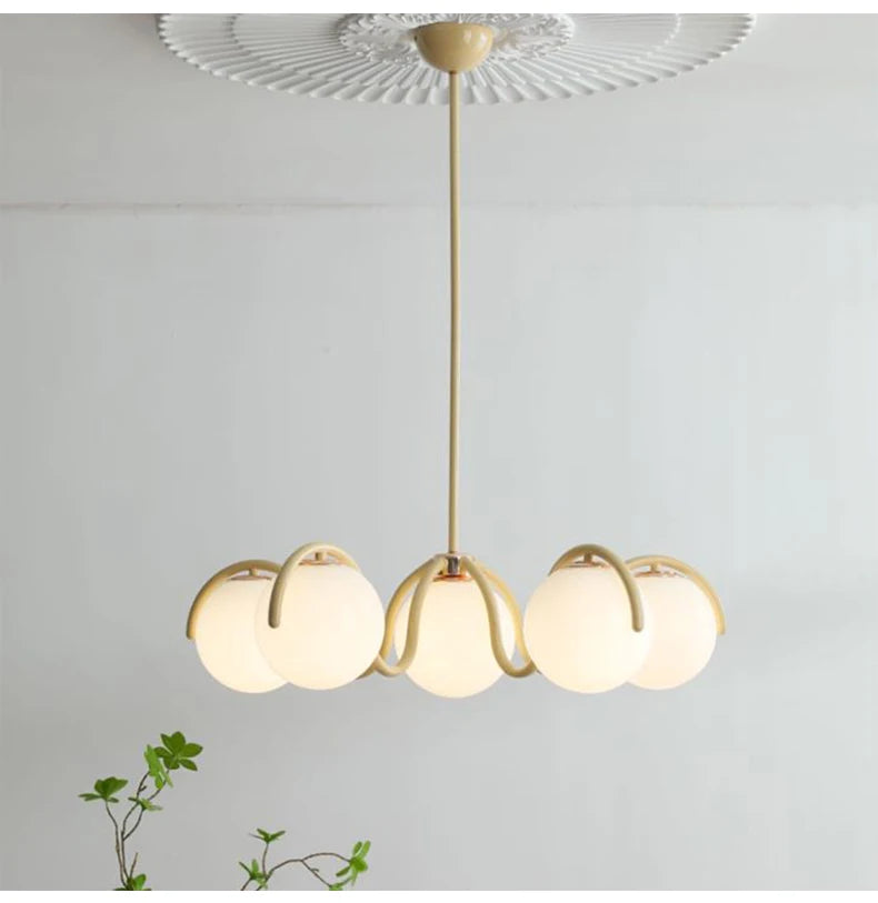 Colette 6-Globe Glass Pendant Light