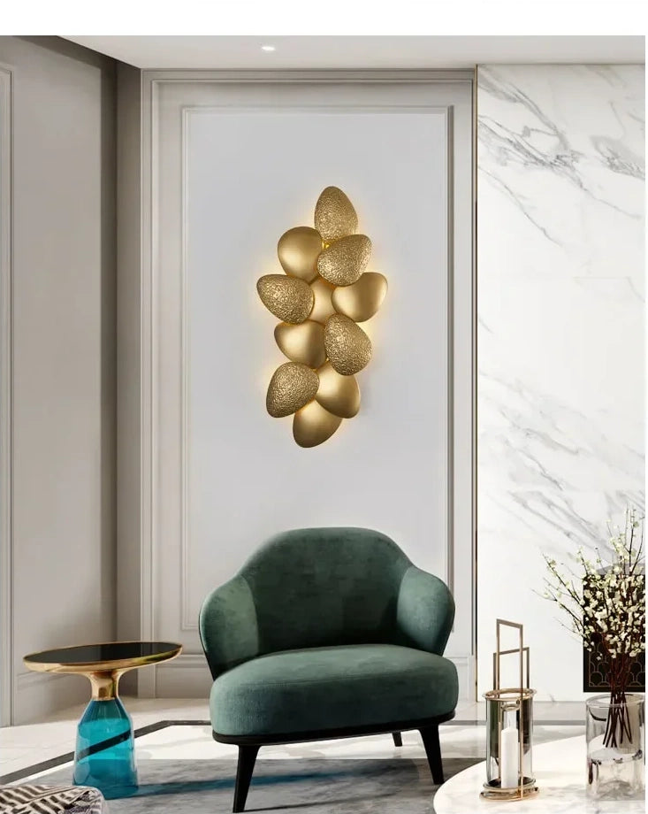 Velora Gold Stainless Steel Wall Sconce