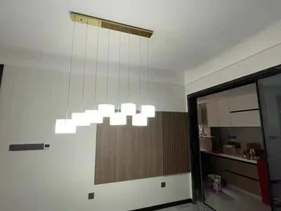 Dolomite Cluster Alabaster Cube Chandelier, Modular
