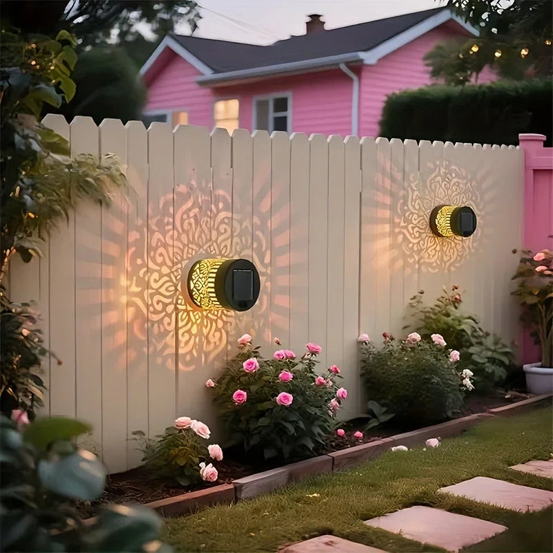 Zahara Arabesque Outdoor Solar Wall Light