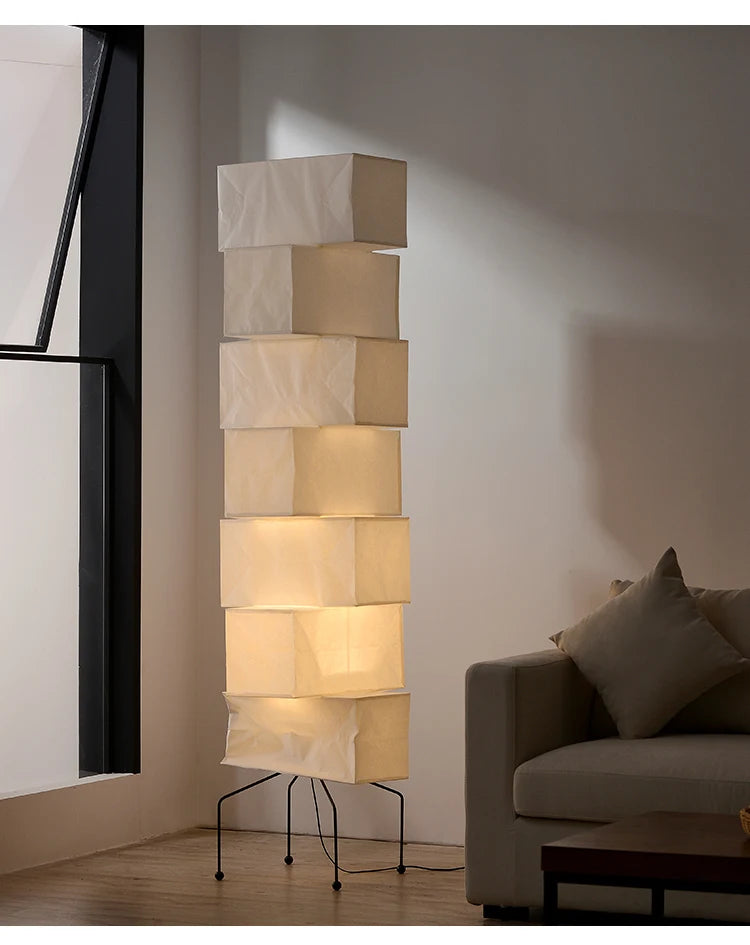 Nomi Rice Paper Floor Lamp Collection