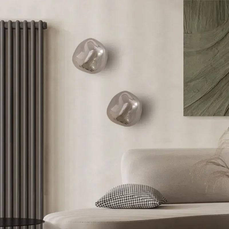 Tambora Lava Wall Sconce, Bulb Version