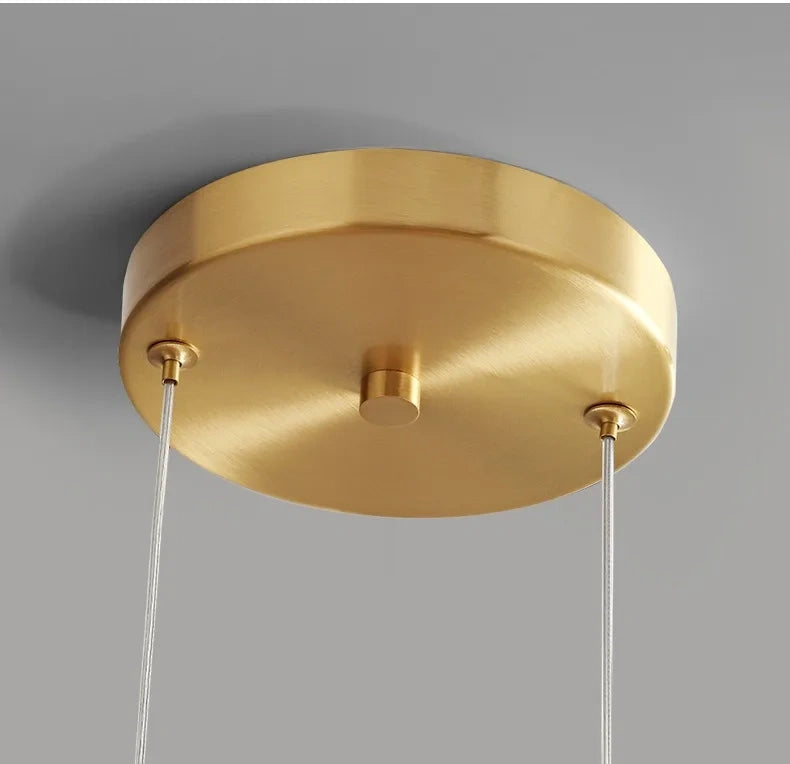 Scandinavian Dome Glass Pendant Light
