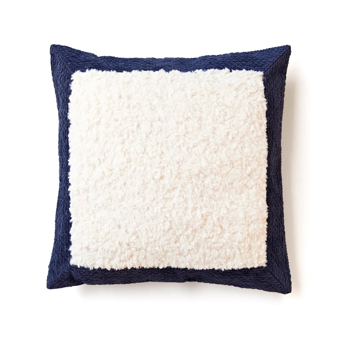 Navy Blue Lumbar Pillow Case