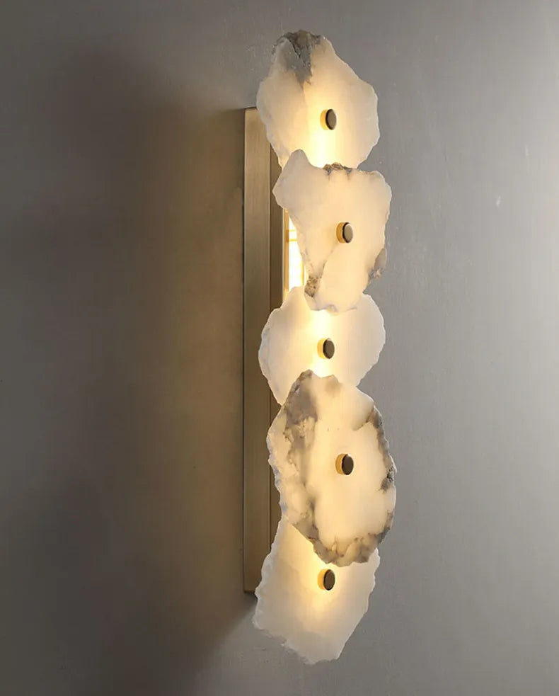 Led Marble Natural Marble LED Wall Light – GabyBerg Design