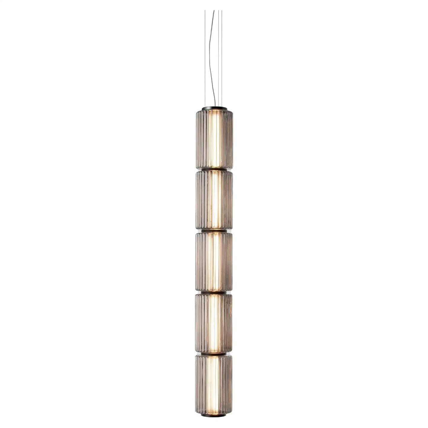 Mallory Column Glass Vertical Pendant Light