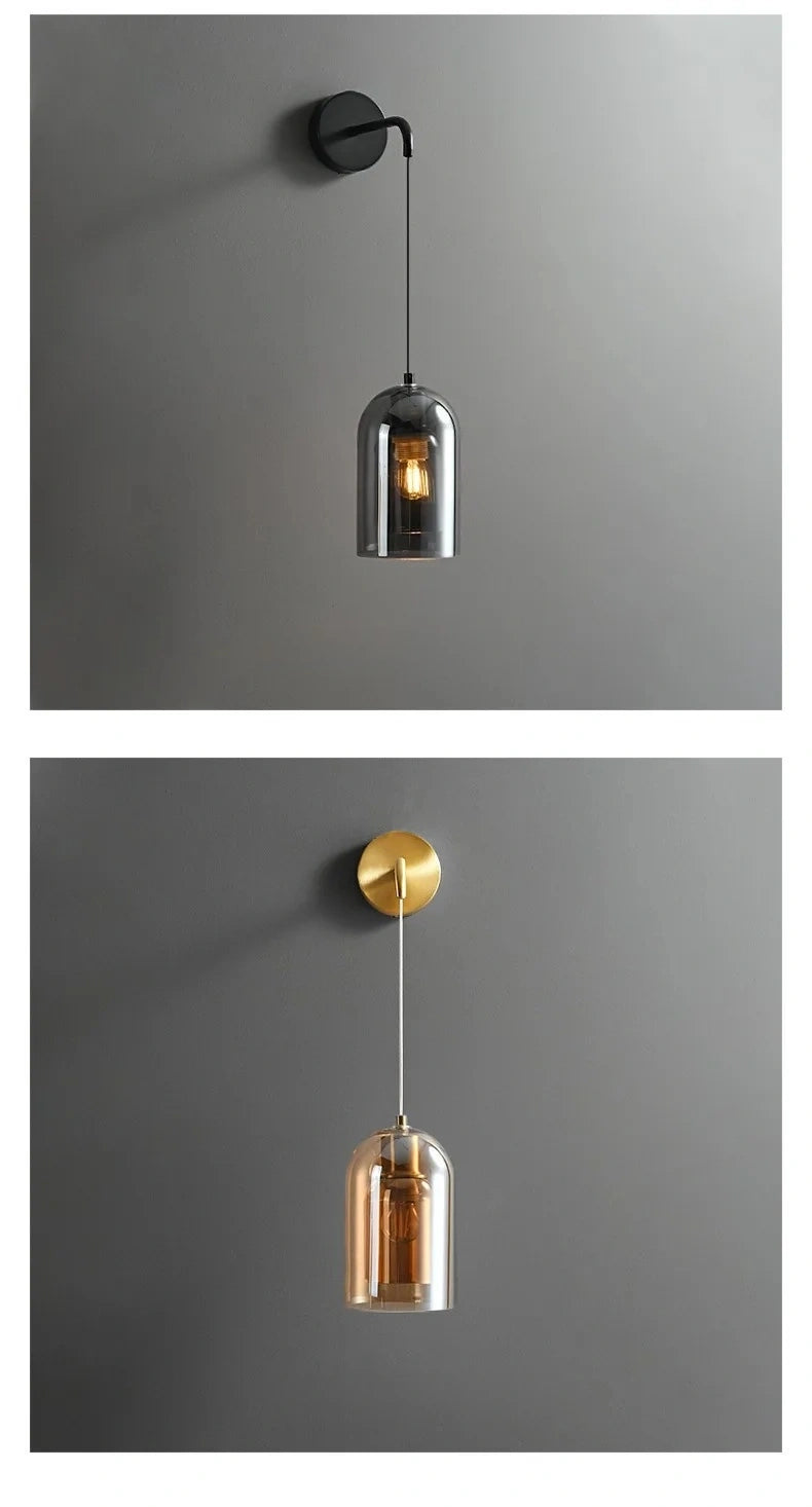 Scandinavian Dome Glass Pendant Light