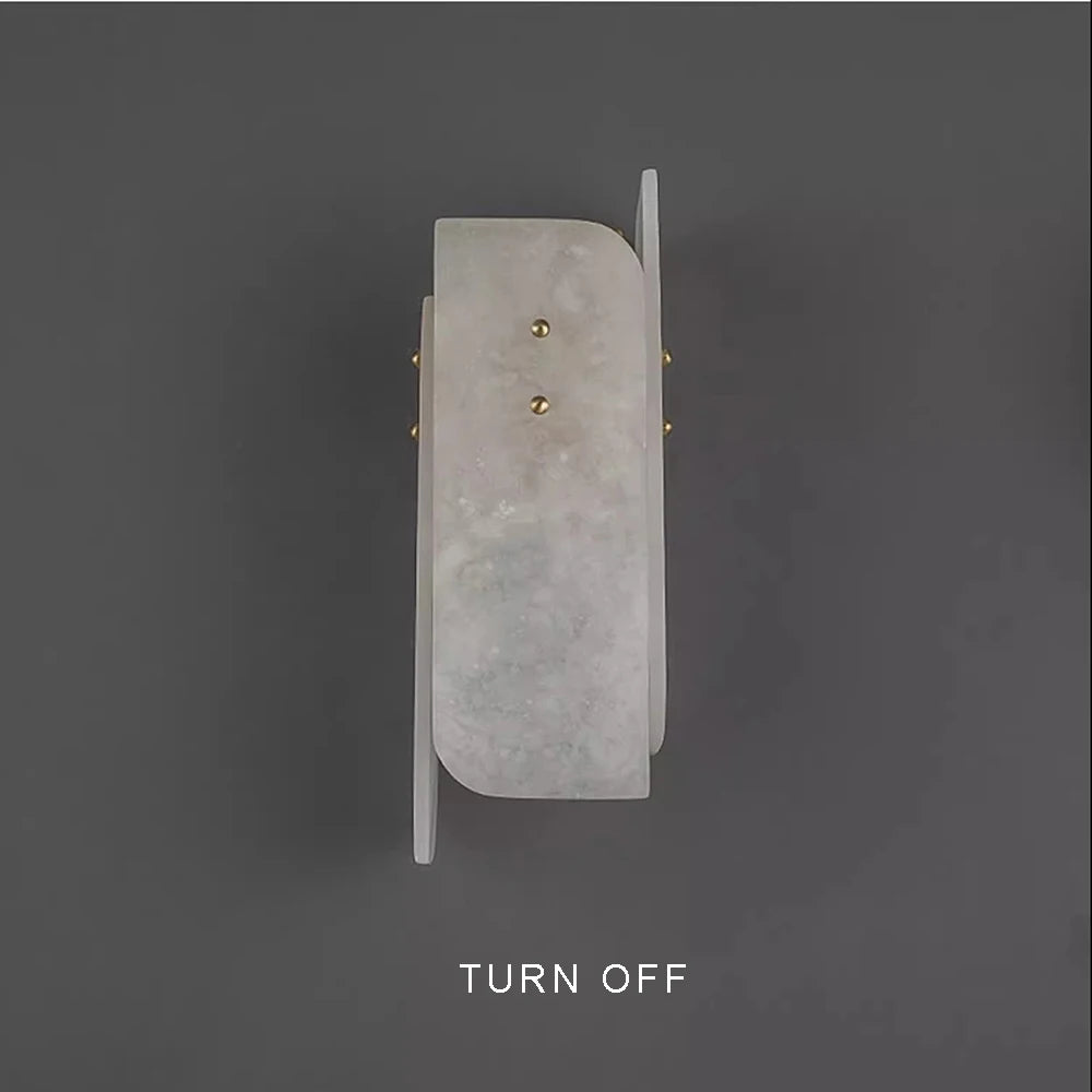 Daphne Laurel Alabaster Wall Sconce