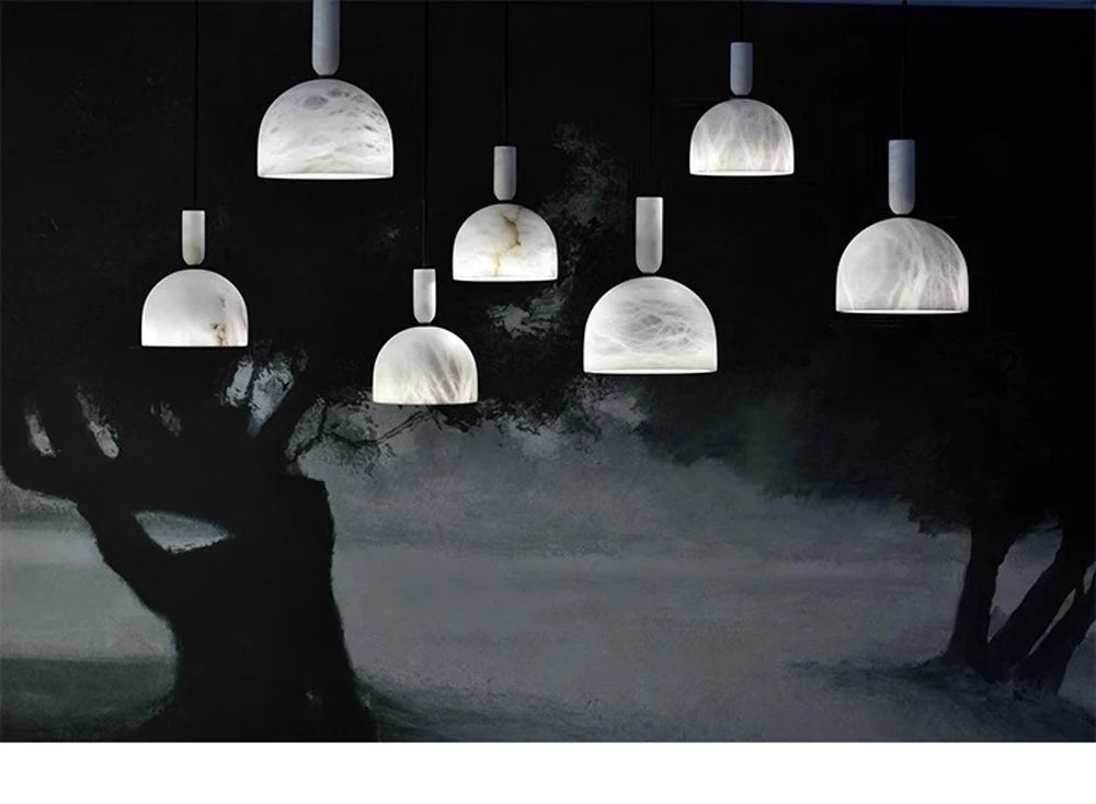 Atelier Alabaster Pendant Light Collection