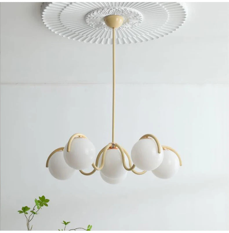 Colette 6-Globe Glass Pendant Light