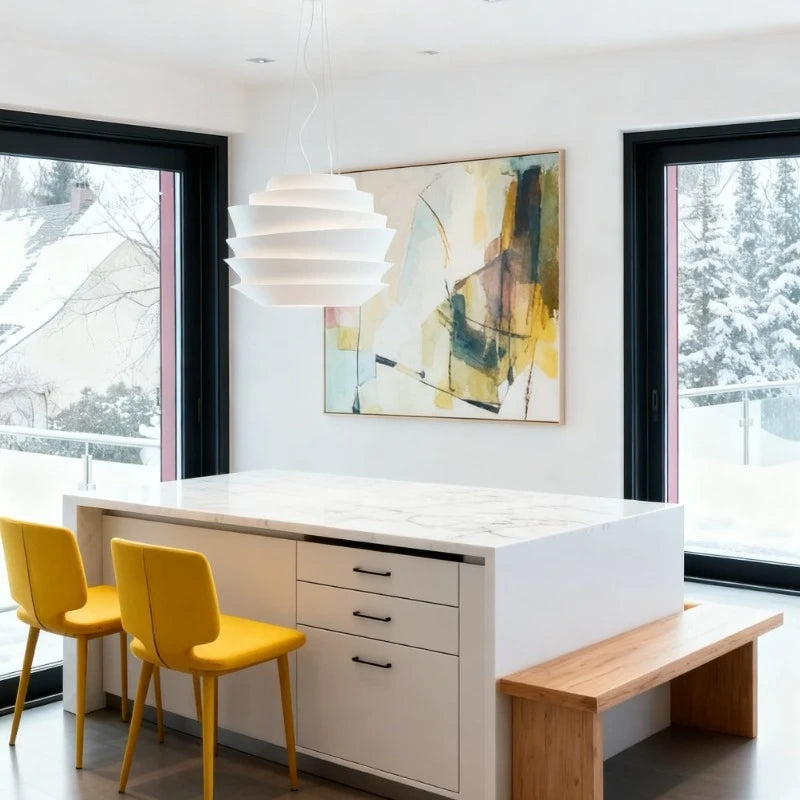 Orbella Layered Spherical Pendant Light