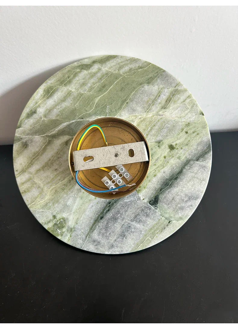 Luna Alabaster Disc Wall Light