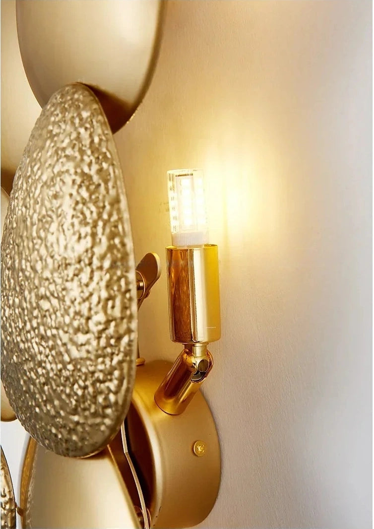 Velora Gold Stainless Steel Wall Sconce