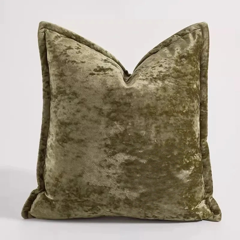 White Magnolia Floral Embroidery Throw Pillow Case