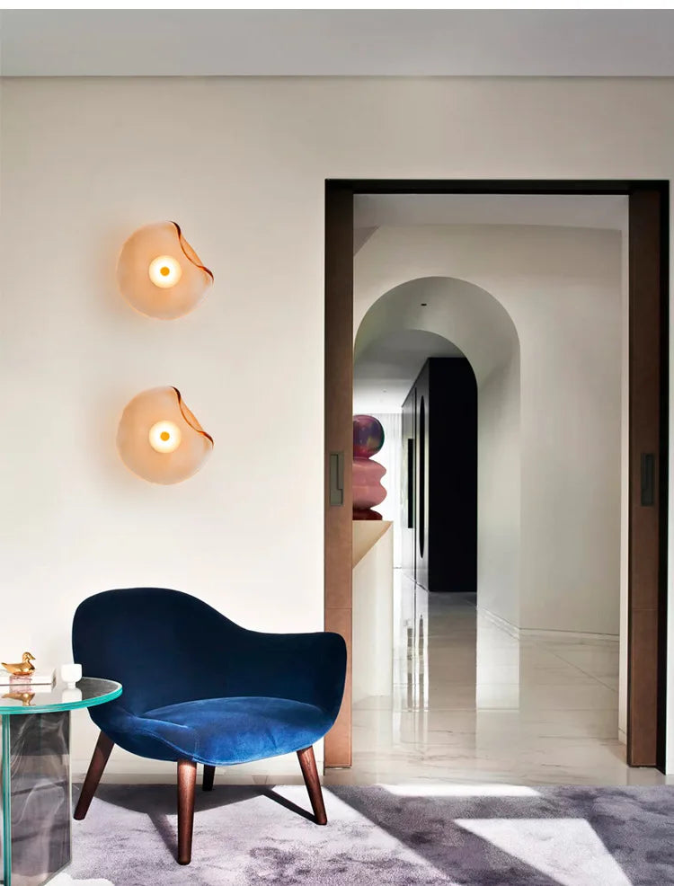 Liora Irregular Glass Wall Sconce