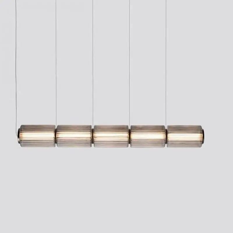 Mallory Column Glass Horizontal Pendant Light