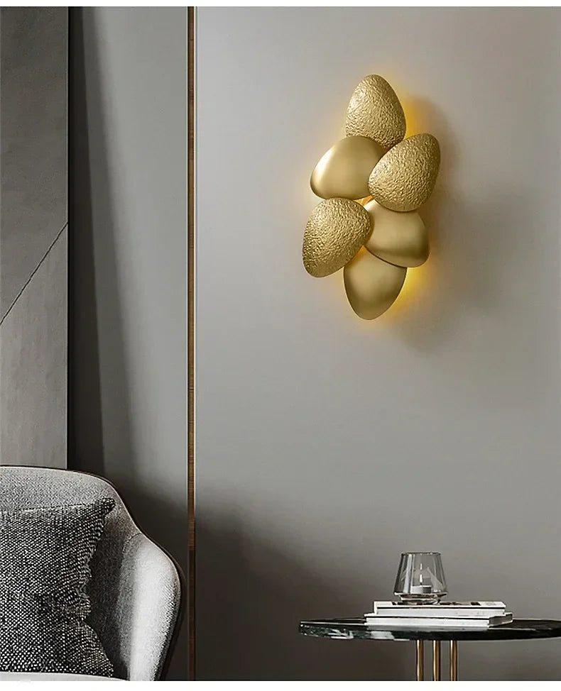Velora Gold Stainless Steel Wall Sconce
