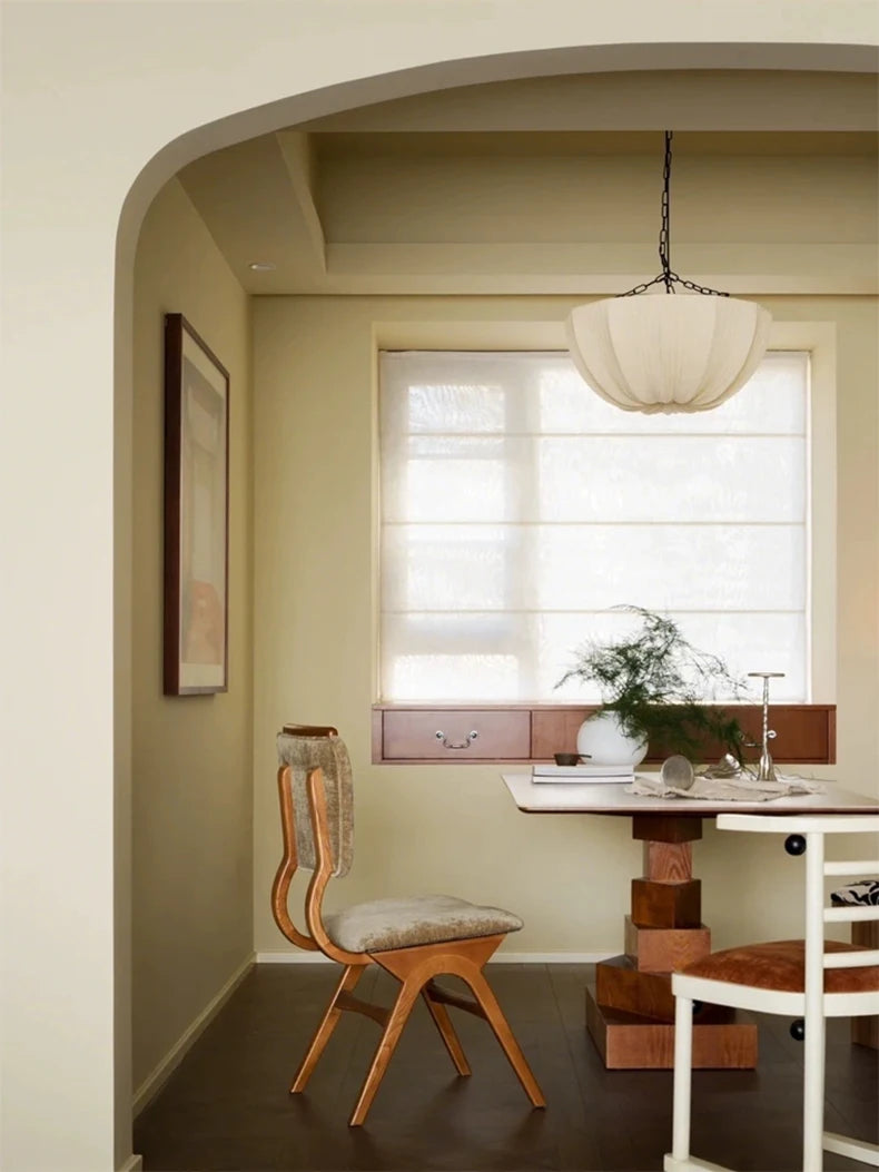 Aurelie Pleated Fabric Pendant Light