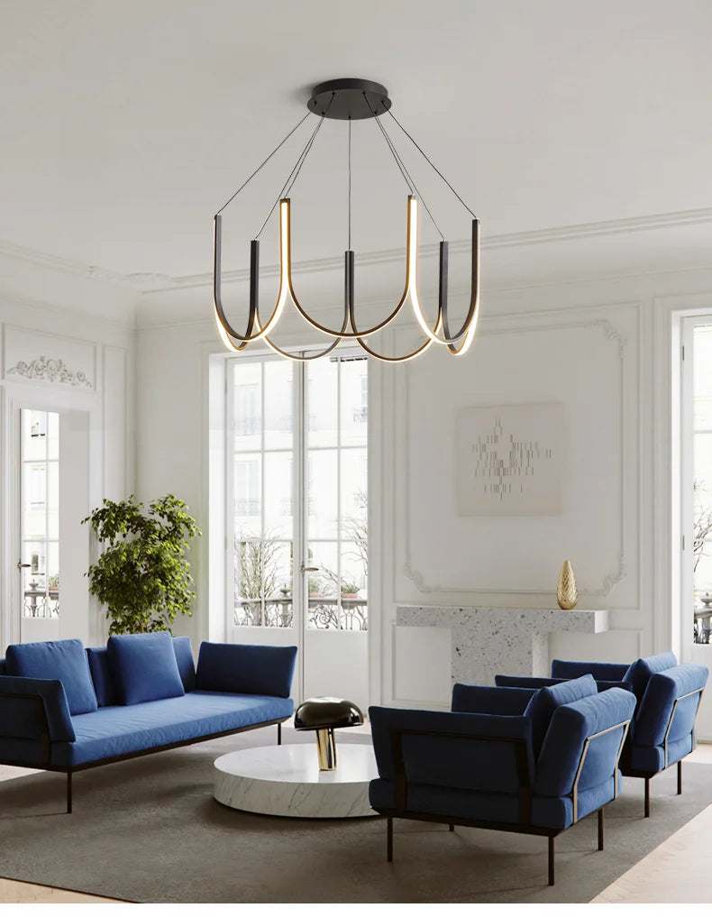 Modern U-Shape LED Pendant Light