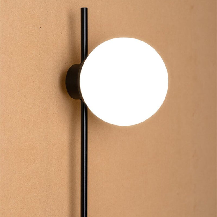Nordic Minimalist White Globe Wall Light GabyBerg Design