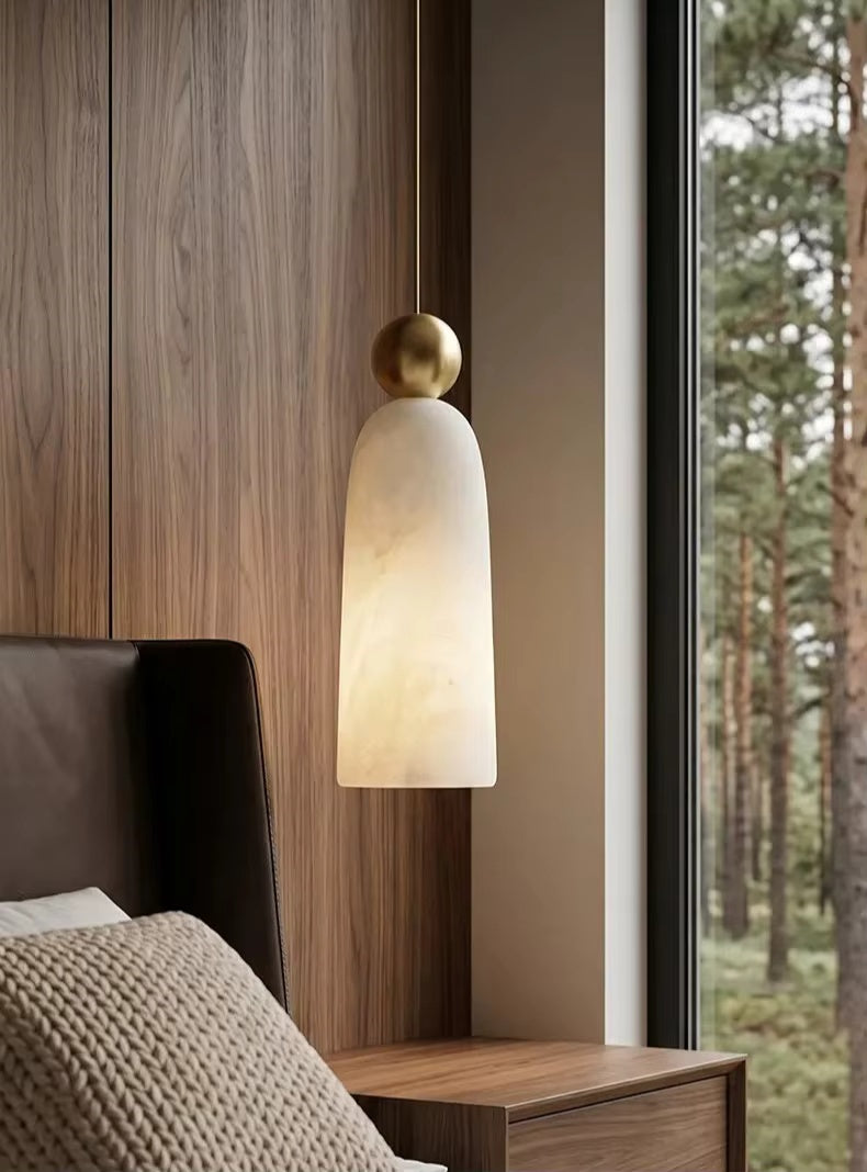 Aveline Alabaster Pendant Light