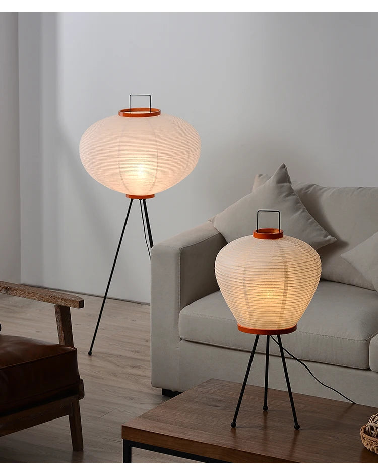Nomi Rice Paper Floor Lamp Collection