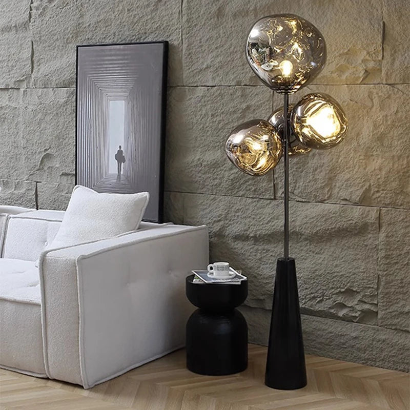 Tambora Lava Floor Lamp, Bulb Version