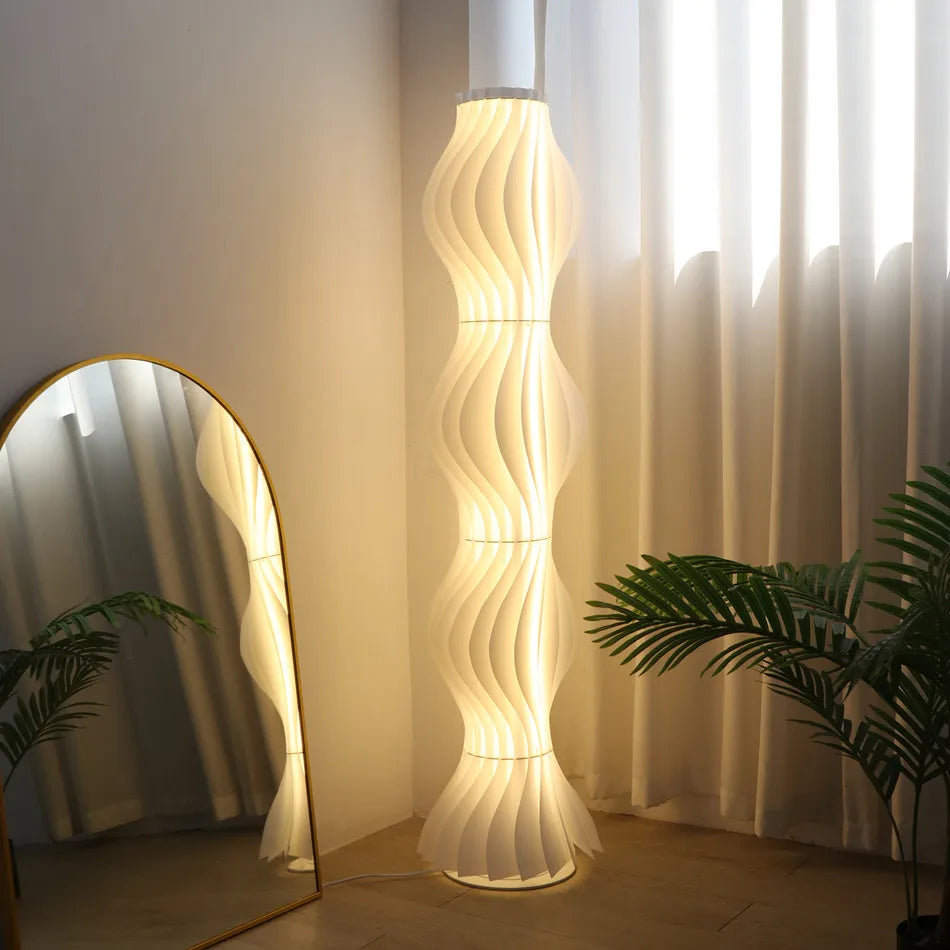 Nordic Modern Cream Acrylic Floor Lamp