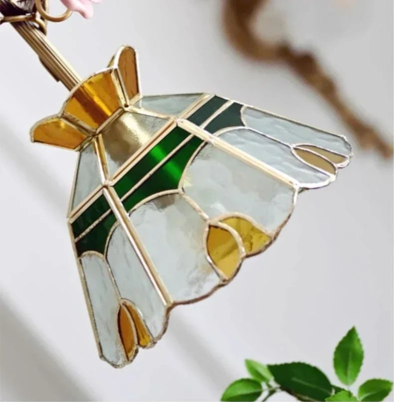 Botanical Floral Glass Pendant Light Collection