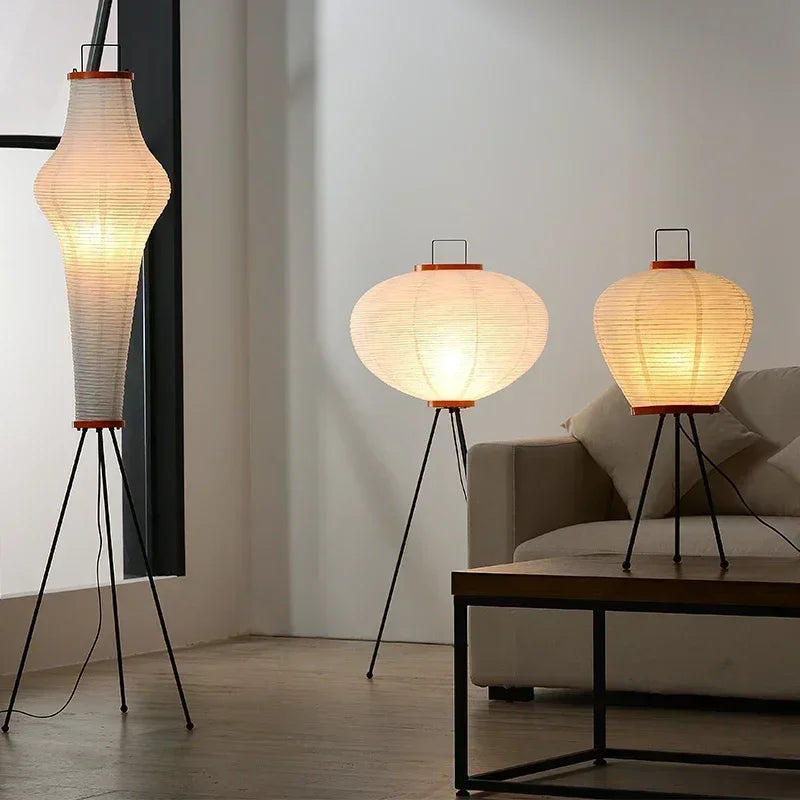 Nomi Rice Paper Floor Lamp Collection