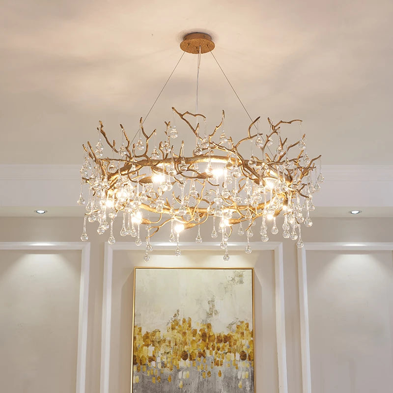 Sylvia Branch Crystal Chandelier