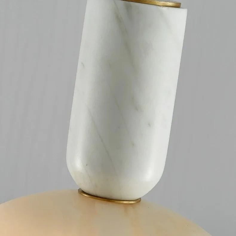 Luna Dome Alabaster Pendant Light