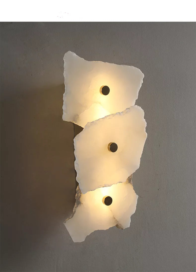Led Marble Natural Marble LED Wall Light – GabyBerg Design