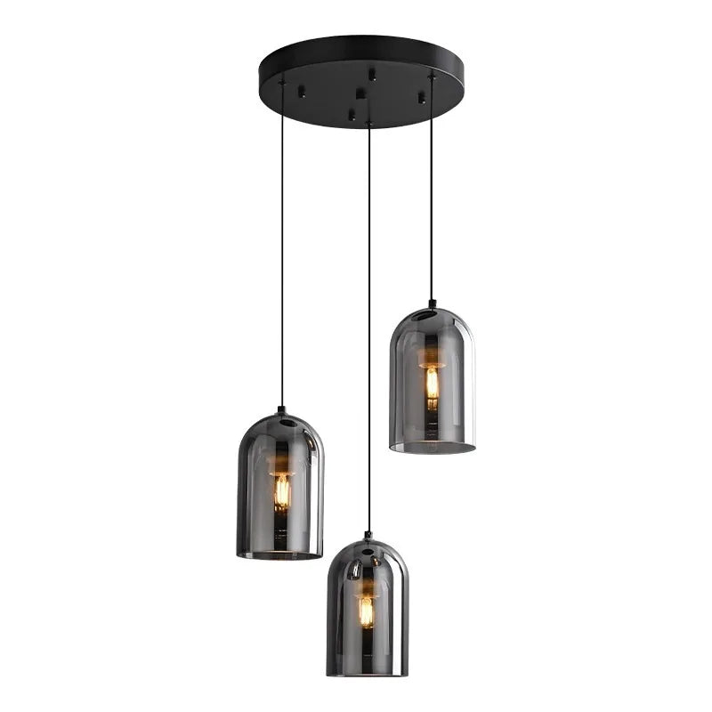 Scandinavian Dome Glass Pendant Light