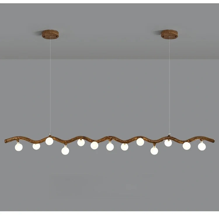 Sylvia Rustic Tree Branch Chandelier, Dimmable