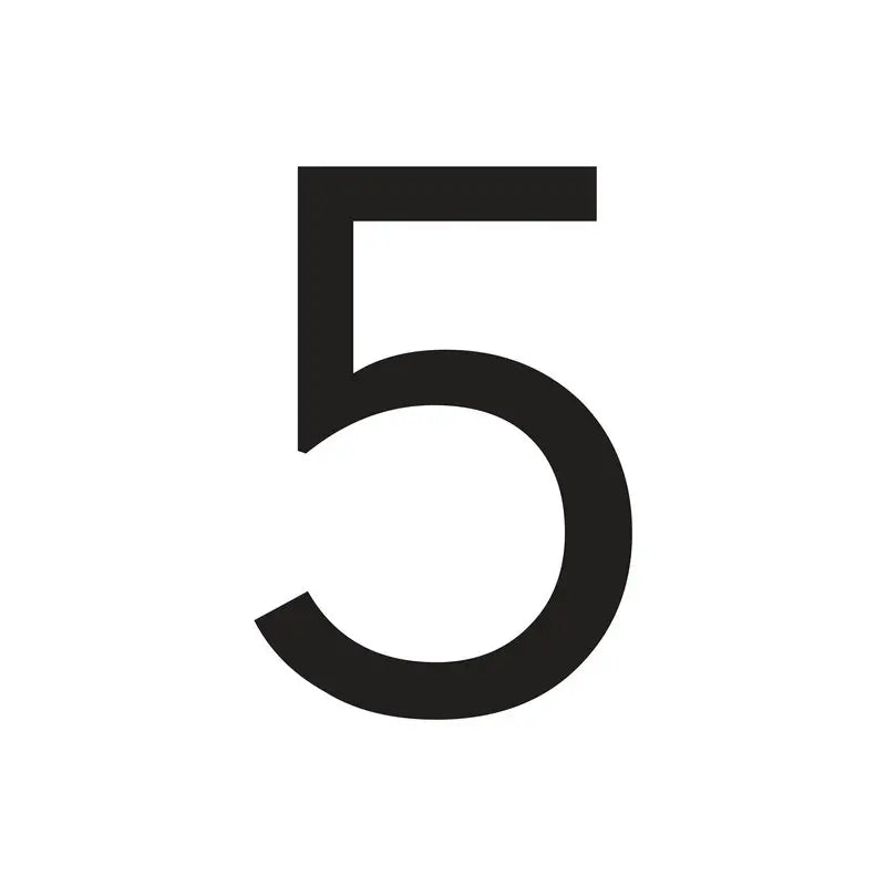 Modern Residential LED House Number Light, Outdoor & Waterproof