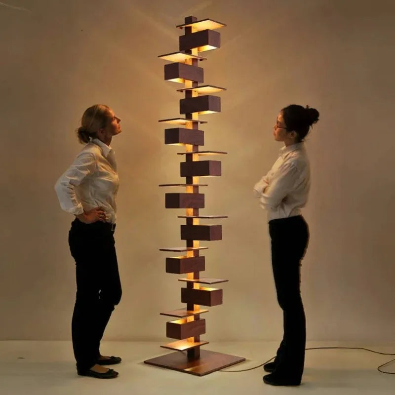 Atelier Tower Staggered Shelf Floor Lamp