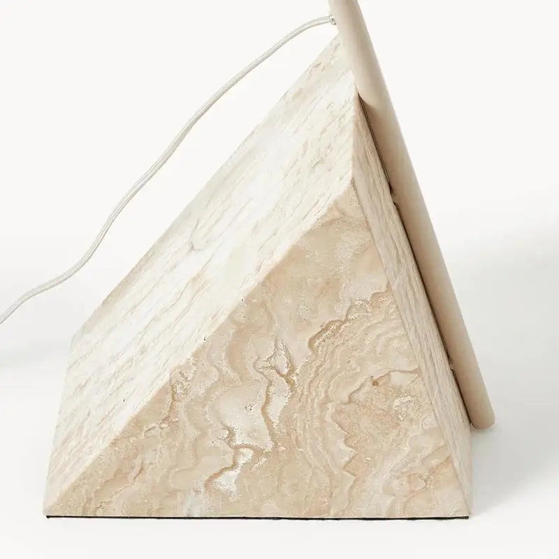 Arden Travertine Cantilever Floor Lamp