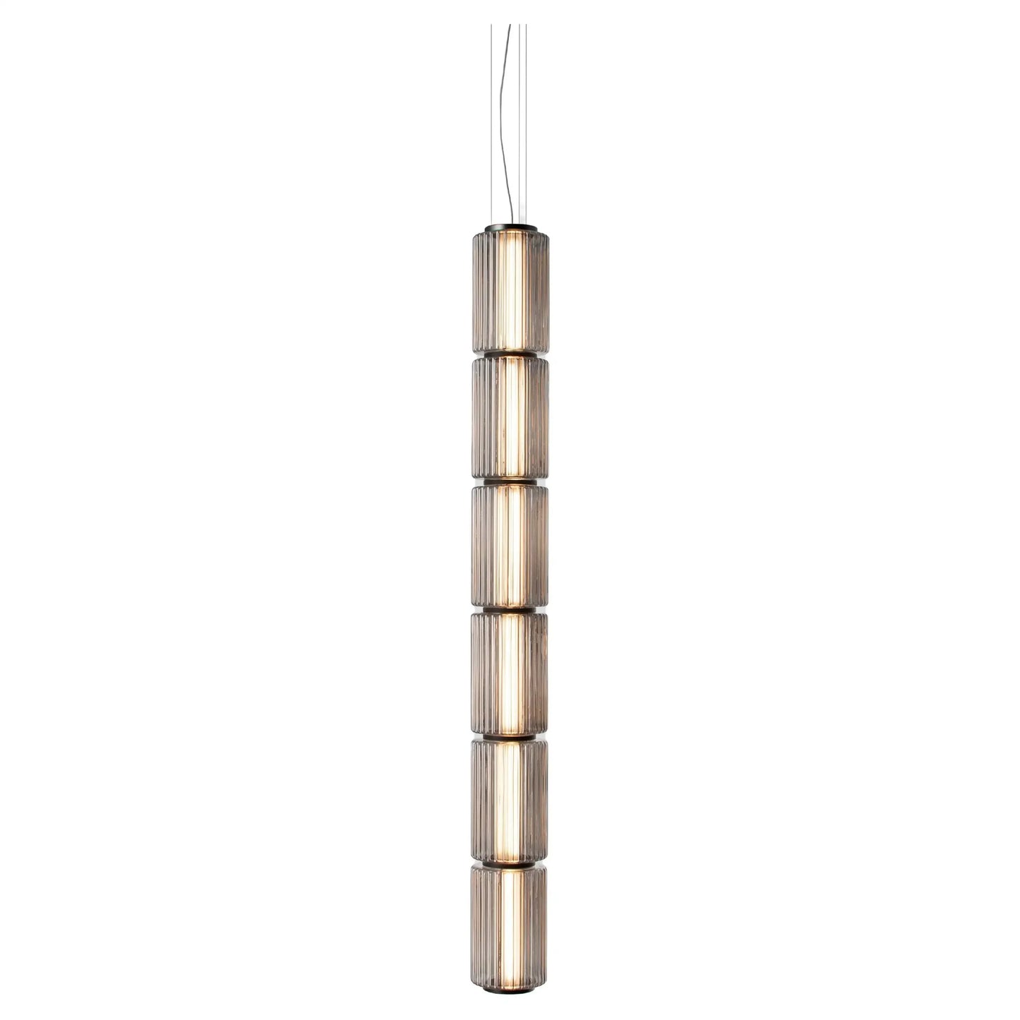Mallory Column Glass Vertical Pendant Light