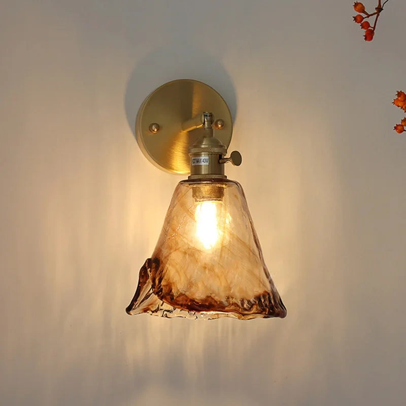 Classic Starfire Glass Wall Sconce