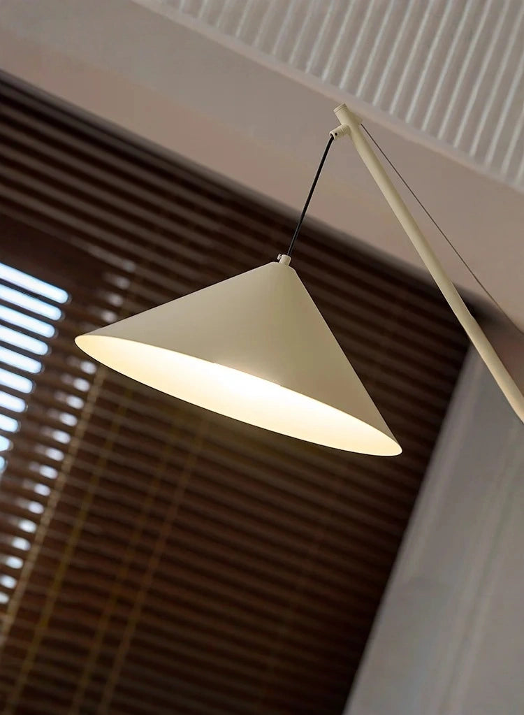 Arden Travertine Cantilever Floor Lamp