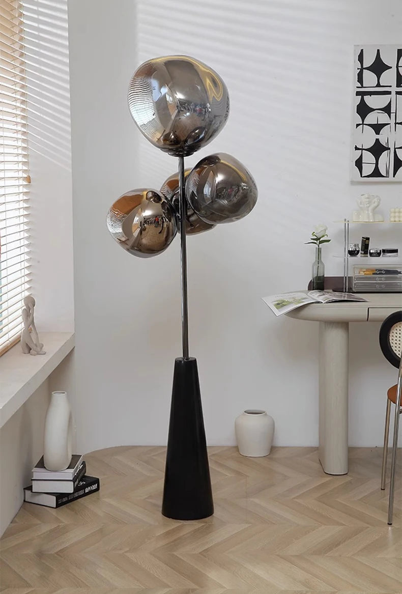 Tambora Lava Floor Lamp, Bulb Version
