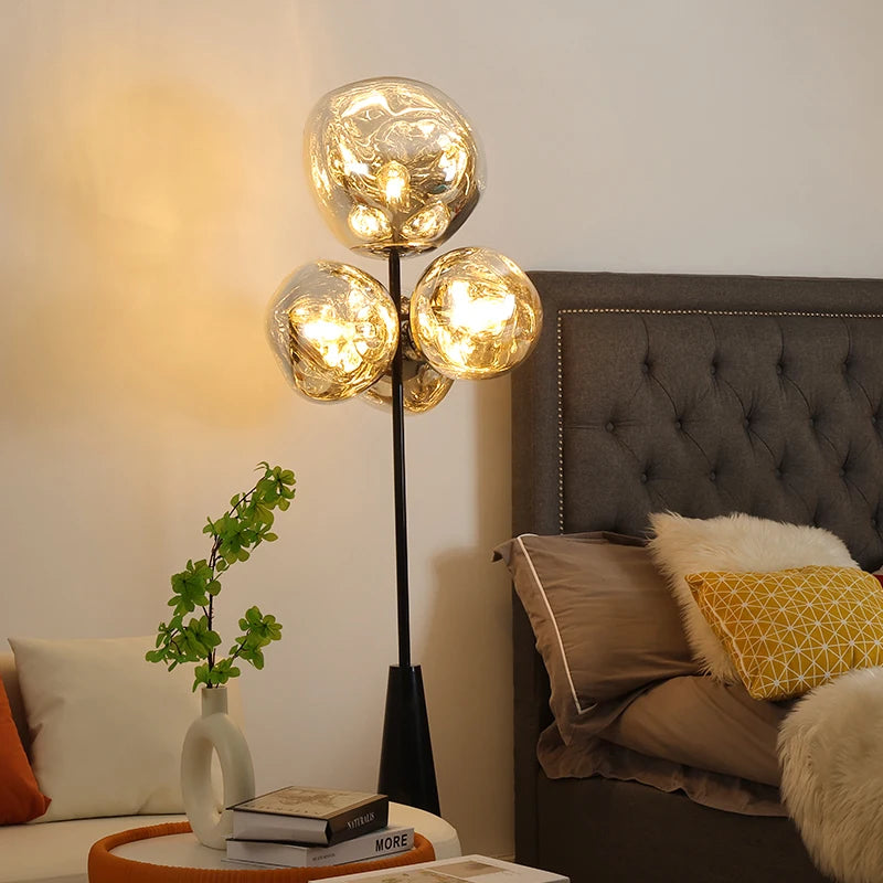 Tambora Lava Floor Lamp, Bulb Version