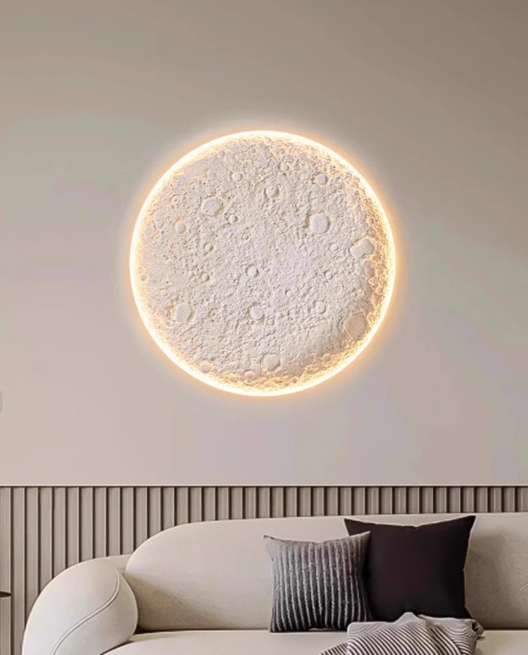 Moon Halo Recessed Gypsum Ceiling Light, Wall Light