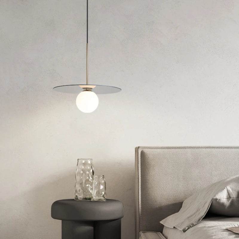 Orion Disc Globe Pendant Light
