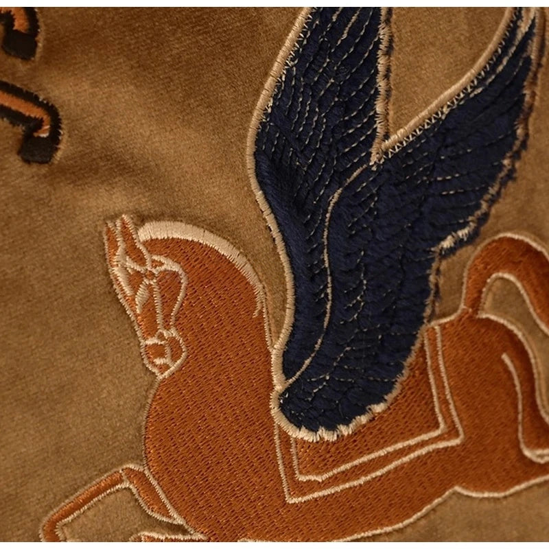 Mythical Winged Horse Decorative Cushion Cover