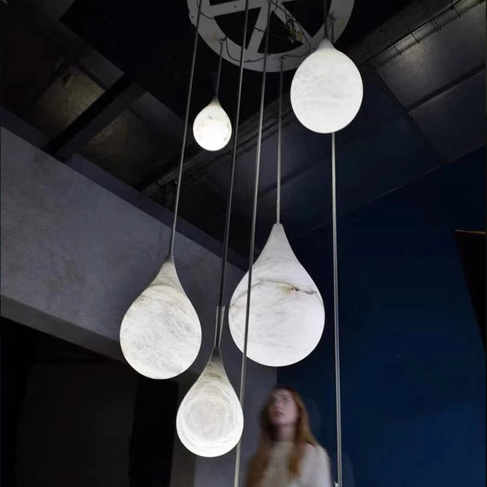 Atelier Alabaster Pendant Light Collection