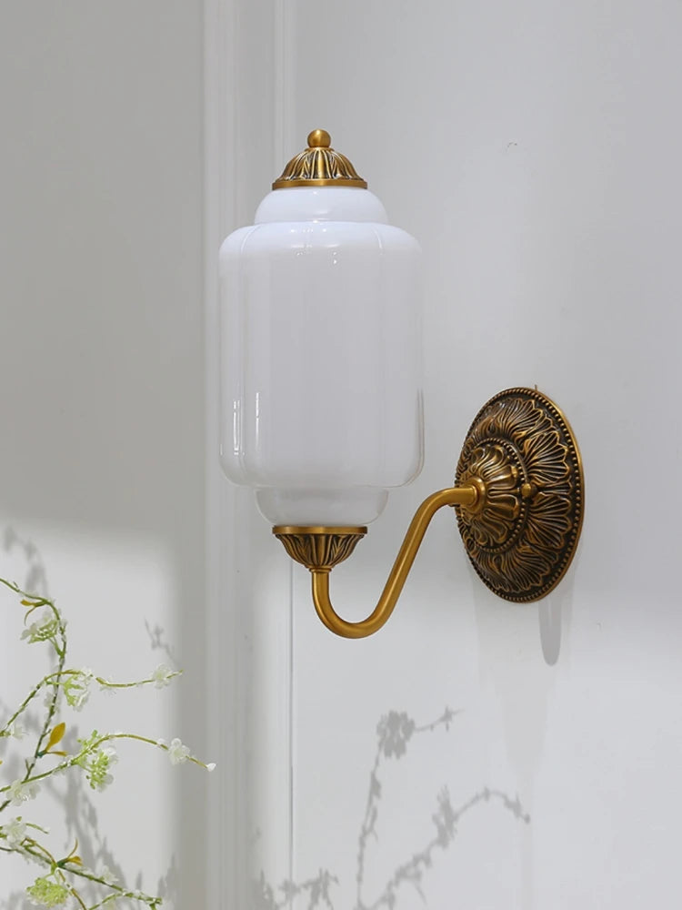 Camille Ribbed Glass Wall Sconce