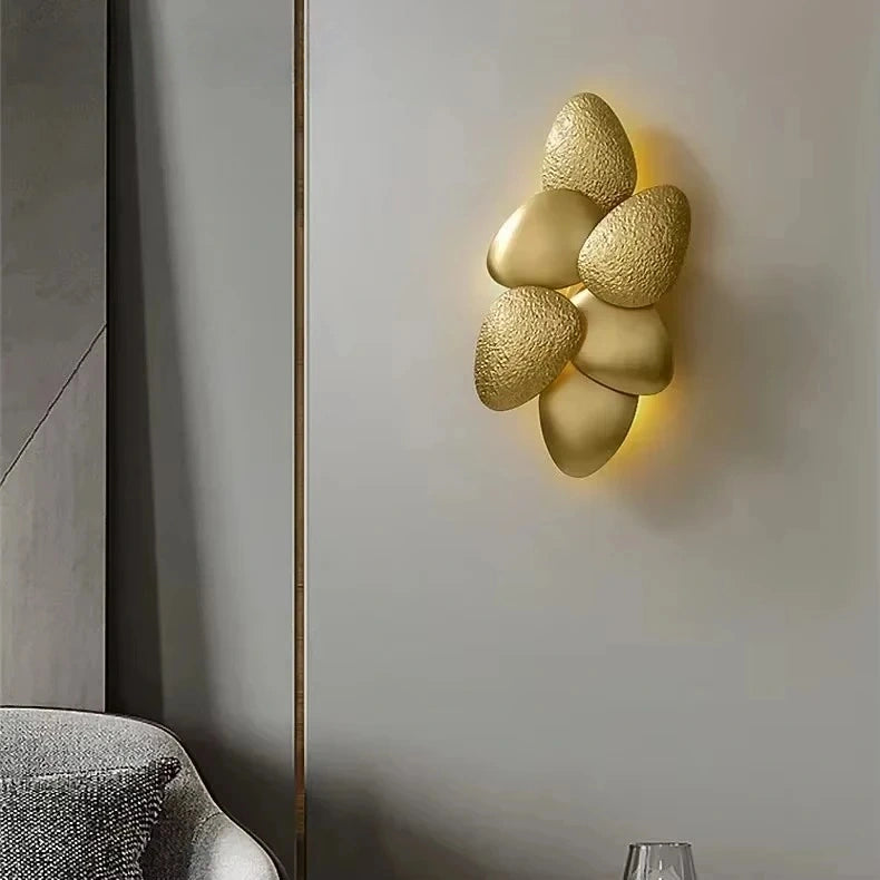 Velora Gold Stainless Steel Wall Sconce